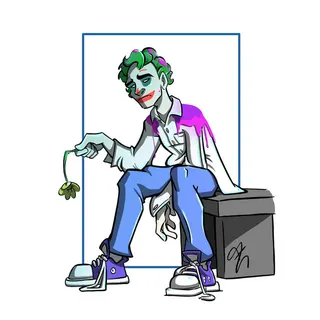 Cover art for just a sad clown